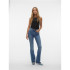 Calça Vero Moda flash Flared Jeans Li347 Medium Blue Denim Mulher