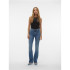 Calça Vero Moda flash Flared Jeans Li347 Medium Blue Denim Mulher