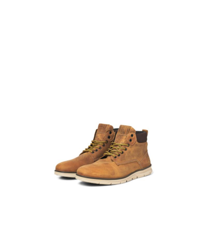 Chaussures Jack and Jones Jfwtubar Leather Honey Sn Honey Homme