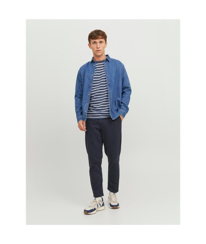 Pantalón Jack and Jones Chinos Tapered Navy Hombre
