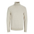 Jersey Jack and Jones eemil Knit Roll Oatmeal Homem