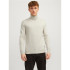 Jersey Jack and Jones eemil Knit Roll Oatmeal Homme