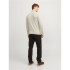 Jersey Jack and Jones eemil Knit Roll Oatmeal Homem