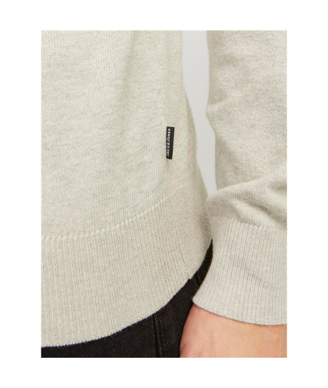 Jersey Jack and Jones eemil Knit Roll Oatmeal...