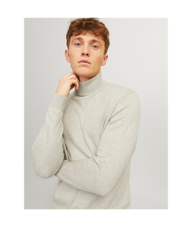 Jersey Jack and Jones eemil Knit Roll Oatmeal...