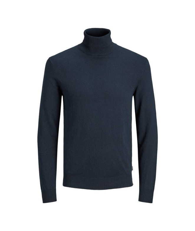 Camisola Jack and Jones eemil Knit Roll Navy Homem