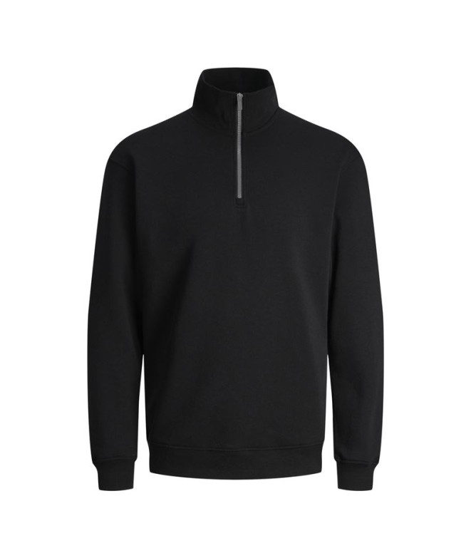 Moletom Jack and Jones ebradley Half Zip Preto Homem