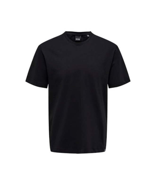 Camiseta ONLY & Sons max Life Preto Homem