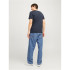 Camiseta Jack and Jones eorganic Melange O-Neck Navy Hombre