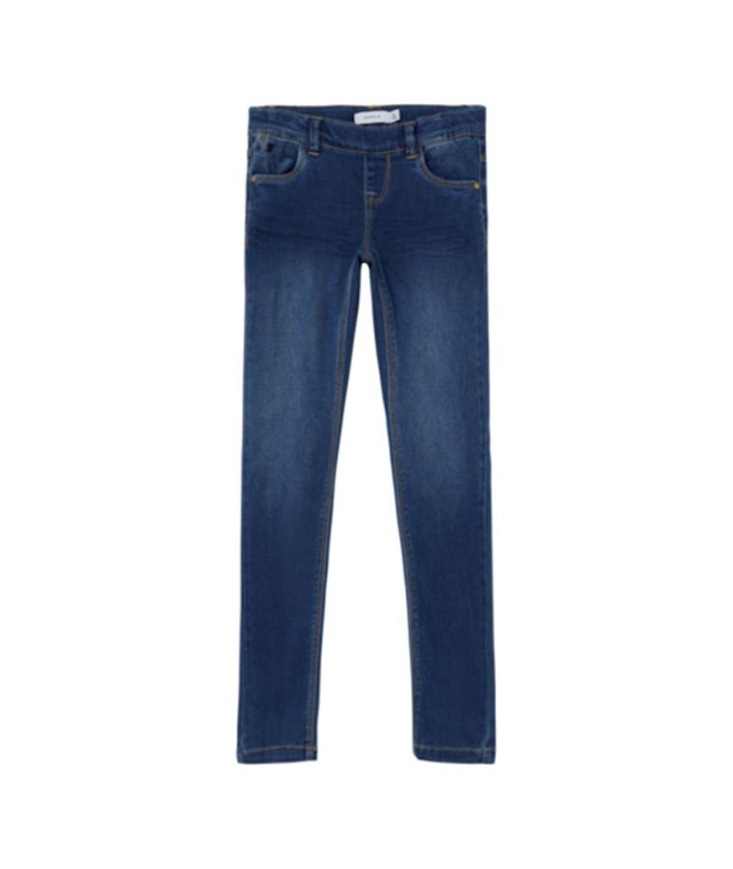 Calça Name it fpolly Skinny 1182-To Dark Blue Denim Infantil