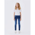 Calça Name it fpolly Skinny 1182-To Dark Blue Denim Infantil