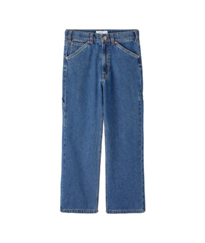 Jeans Name it mryan Straight Jeans 4525-Im L Dark Blue Denim Infantil