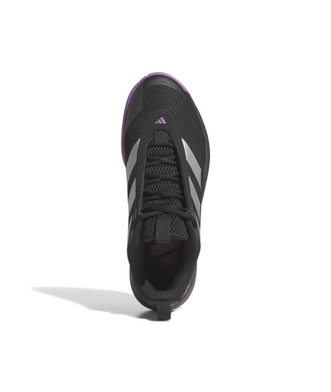 Chaussures Basket-ball adidas Court de Front Black