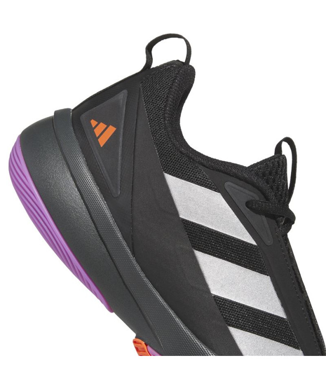 Chaussures Basket-ball adidas Court de Front Black