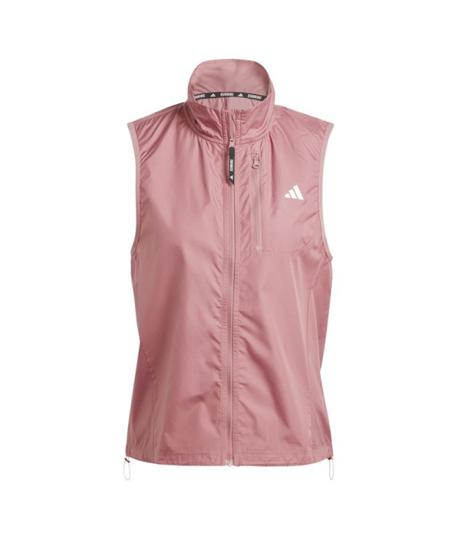 Chaleco de Running adidas Own The Run Vest Mujer Rosa