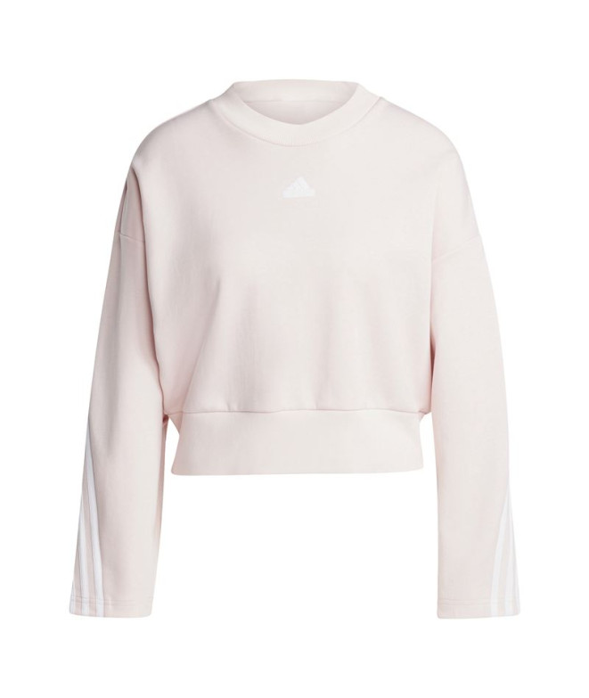 Moletom adidas Mulher Future Icons 3-Stripes Rosa