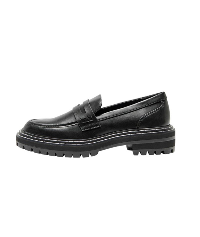 Chaussures Only beth-3 Pu Loafer - Noir Femme