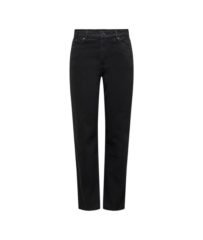 Calça Only Onlemily Str Ma450 Black Denim Mulher