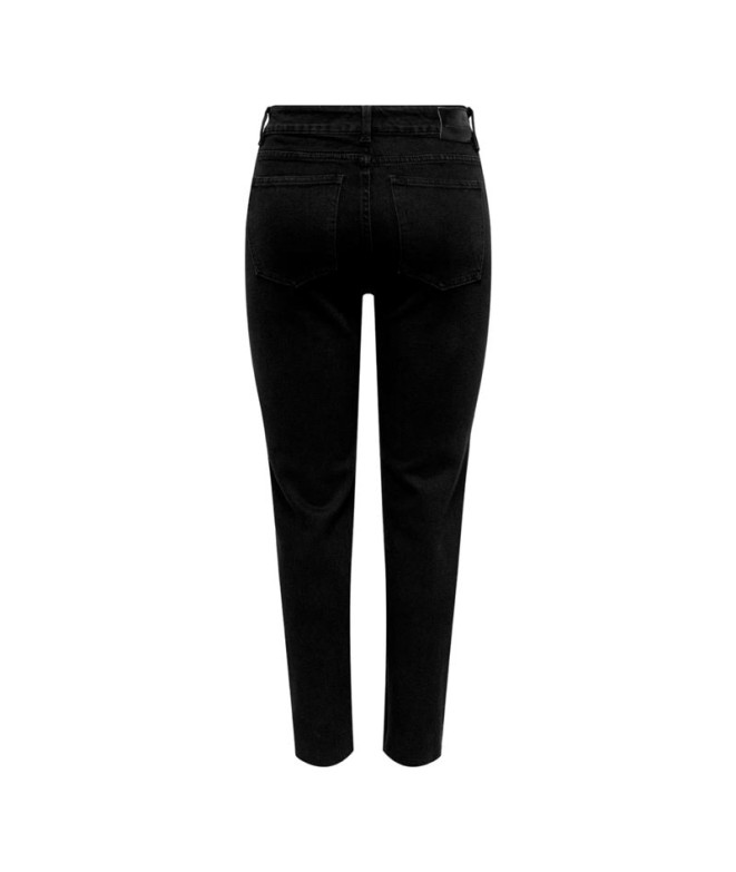 Pantalones Only Onlemily Str Ma450 Black Denim...