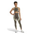 Collants Fitness adidas Femme de Techfit 7/8 Colorblock Vert olive