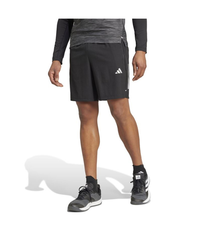 Pantalons Fitness Homme de Gym+ 3 Band Woven Noir