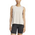 Camiseta Fitness adidas Mulher de Studio Beige