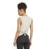 Camiseta Fitness adidas Mulher de Studio Beige