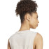 Camiseta Fitness adidas Mulher de Studio Beige