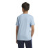 Camiseta adidas Infantil Essentials Big Logo Cotton Azul/branco