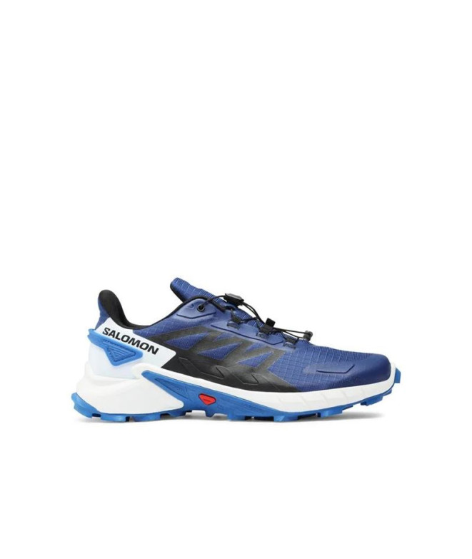 Chaussures Trail Salomon de Supercross 4 Blue Homme