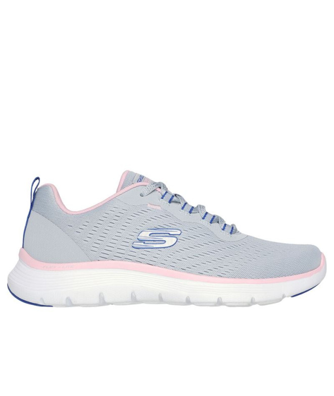 Sapatilhas Skechers Mulher Flex Appeal 5.0 Cinzento