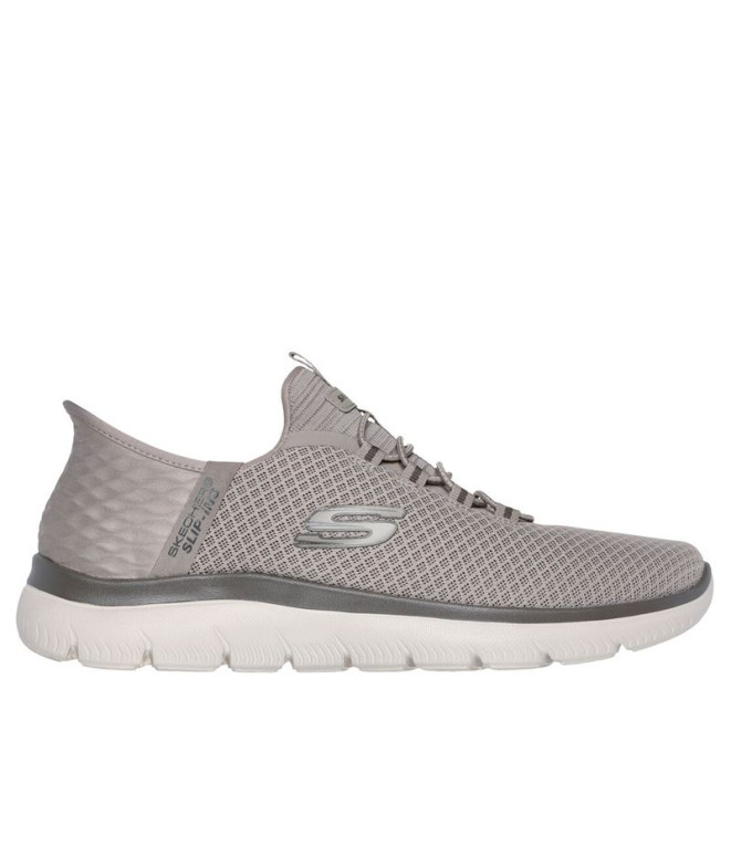 Chaussures Skechers Slip Ins Summits Beige Slip Ins Homme