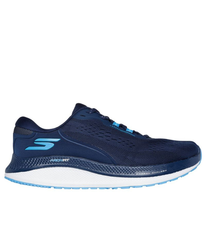 Chaussures running Skechers de Go Run Persistence 2 Bleu/Blanc Homme