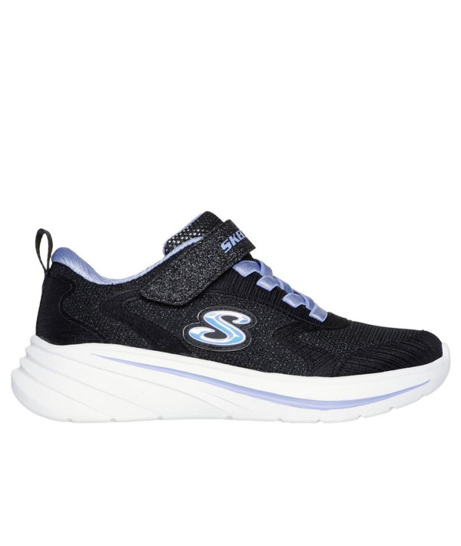 Chaussures Skechers Wave 92 Light Black Fille