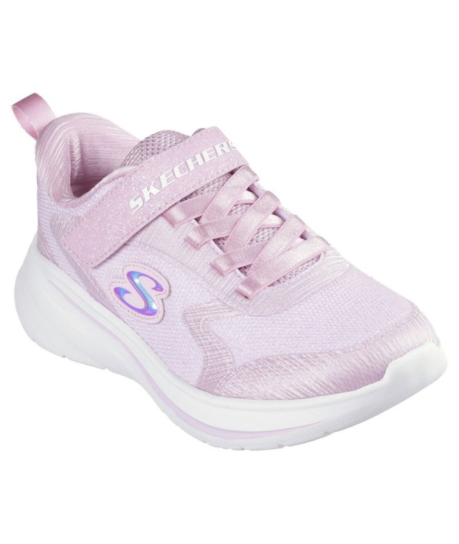 Chaussures Skechers Wave 92 Rose clair Fille