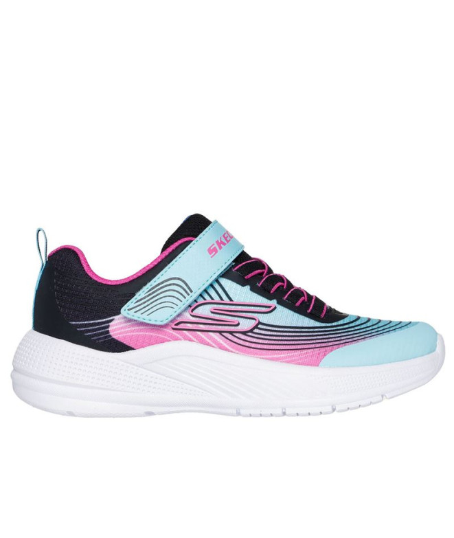 Chaussures Skechers Microspec Advance Turquoise Fille