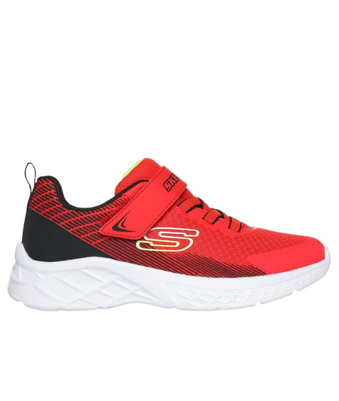 Zapatillas Skechers Microspec Ii - Zovri Niño Rojo