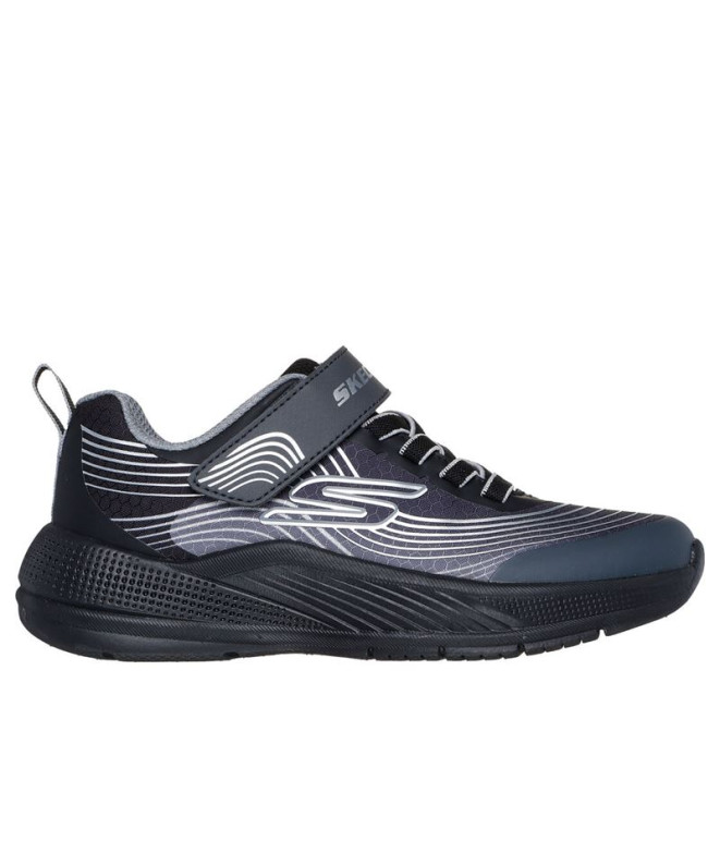Zapatillas Skechers Microspec Advance Negro Niño
