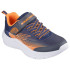 Zapatillas Skechers Microspec Advance Azul/Naranja Niño