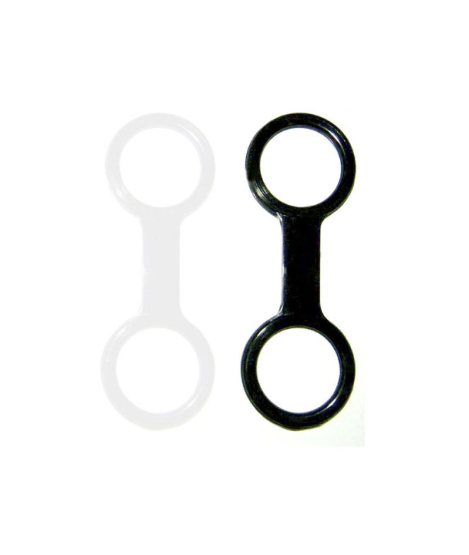 Sujeta Tubo Silicona Transp. (6Uds.) Cressi