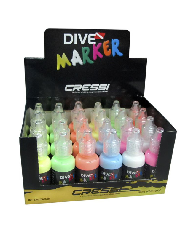 Marqueur de plongée 20Ml Couleurs assorties Cressi