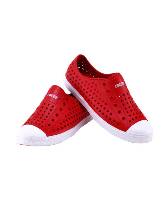 Zapatilla Pulpy Rojo-Blanco Cressi