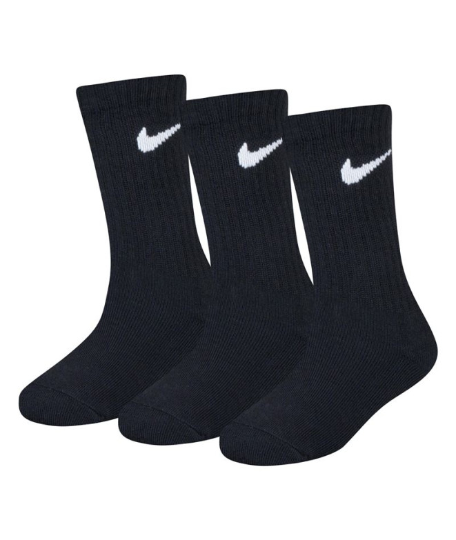 Chaussettes Nike Pack Enfant Basic Crew 3Pk Noir