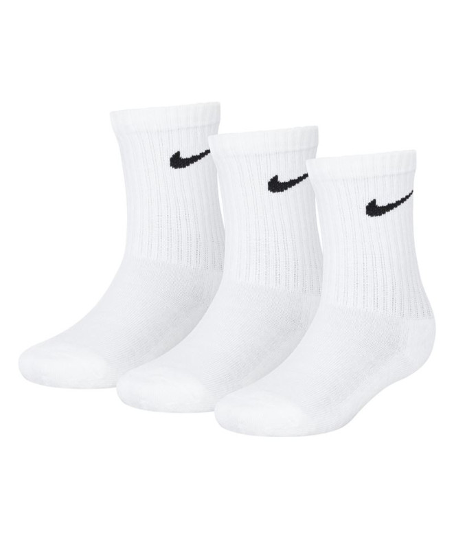 Chaussettes Nike Pack Enfant Basic Crew 3Pk Blanc