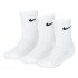 Chaussettes Nike Pack Enfant Basic Crew 3Pk Blanc