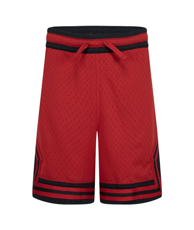 Pantalon Enfant Jordan Jdb Mj Df Sport Diamond Short Rouge