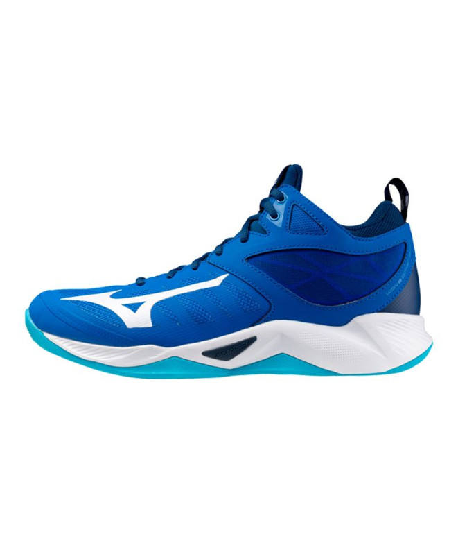 Chaussures Volley-ball Mizuno by Wave Dimension Mid Blue