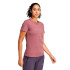 T-shirt Montagne adidas Femme by Terrex Classic Logo Garnet