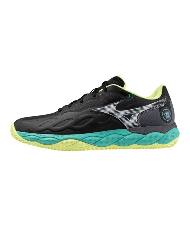 Chaussures Pádel Mizuno Court Homme de Wave Enforce Cc Black