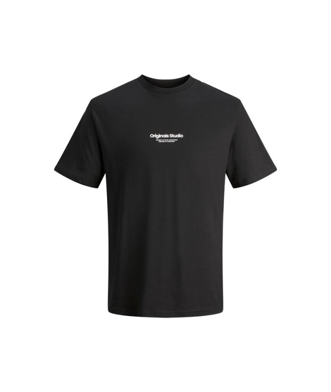 Camiseta Jack and Jones vesterbro Preto Infantil